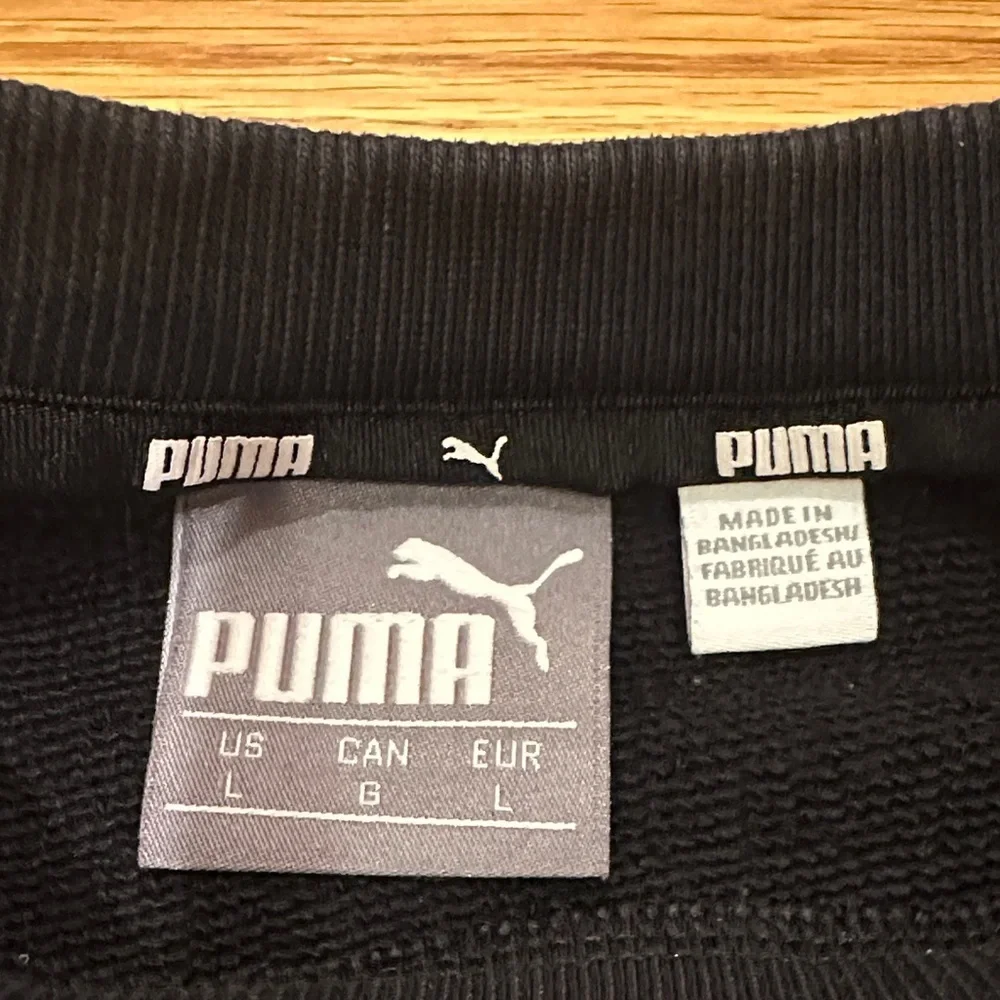 Puma Black and White Logo Sweatshirt